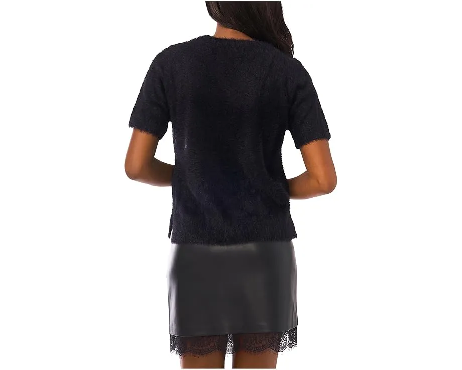 Топ Vince Camuto с короткими рукавами и ворсом eyelash