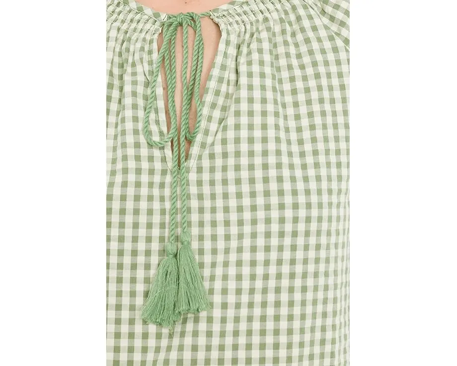 Блуза Vince Camuto с крестьянским рукавом и завязкой на шее