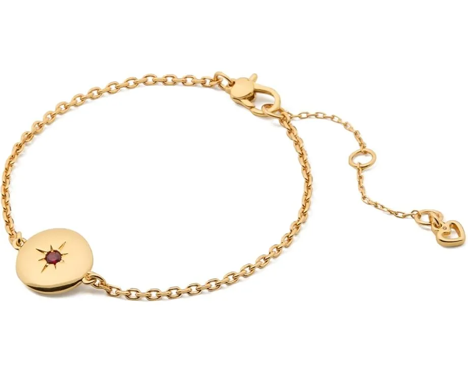 Красный браслет Strength из коллекции Color Spark с цветочным мотивом от Kate Spade New York