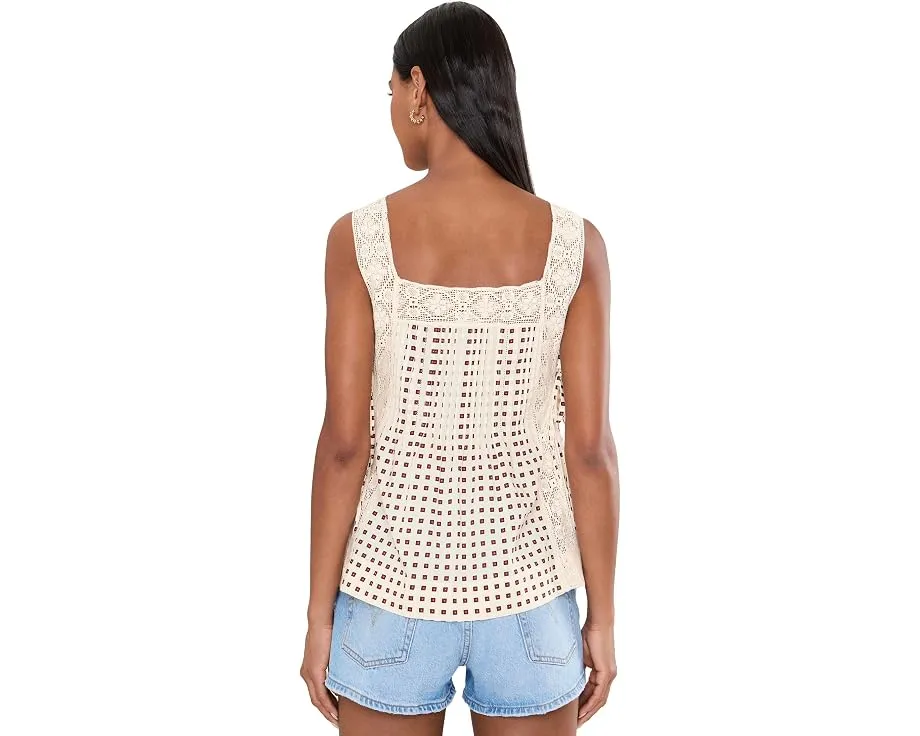 Топ Madewell Allie с квадратным вырезом и кружевом