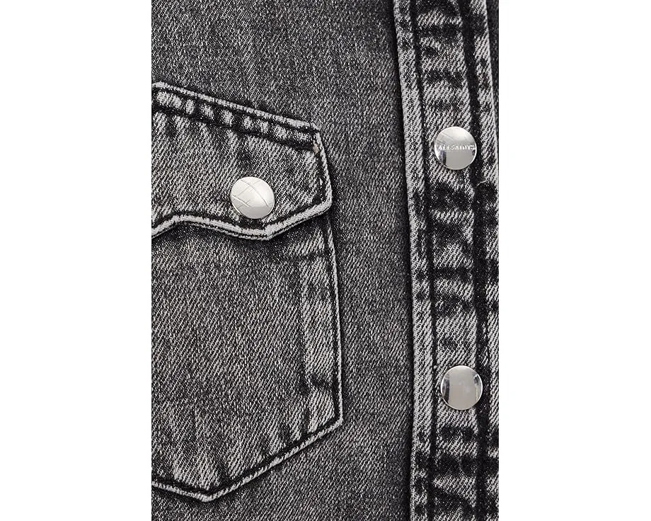 Джинсовое платье AllSaints Rock Denim с накладными карманами