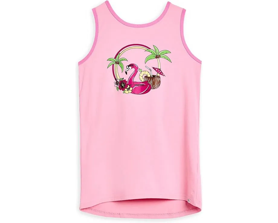 Топ Appaman Kids Hazel с графическим принтом и асимметричным подолом