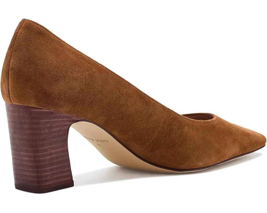 Туфли Cole Haan Blanche Pumps Tobacco на каблуке с замшевой отделкой
