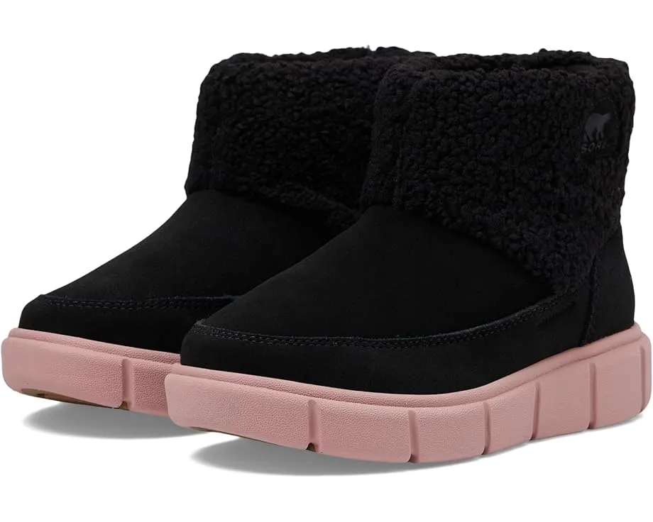 SOREL Детские ботинки Explorer III Slip-On Cozy WP на липучке с искусственным мехом
