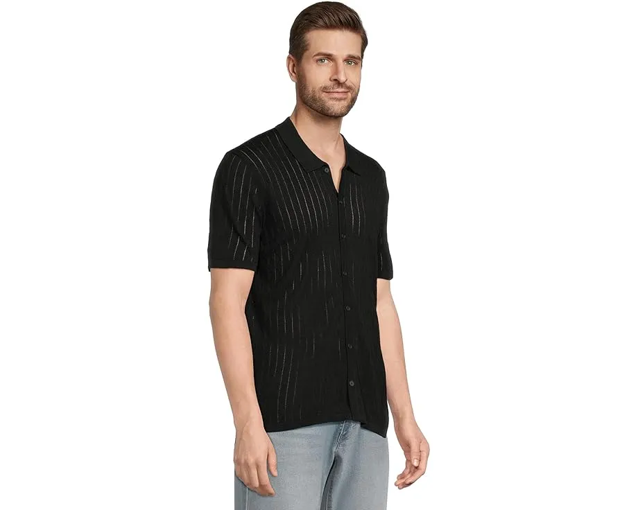 Рубашка John Varvatos Moore с коротким рукавом из органического хлопка