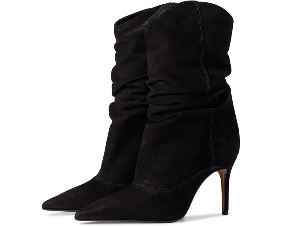 Ботинки Schutz Maryana Slouch из замши на шпильке