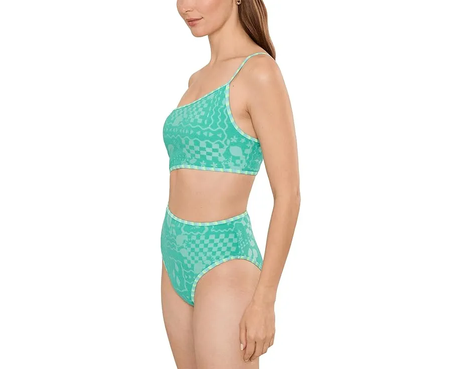 Beach Riot цельнокроеный купальник Liora с асимметричным вырезом и вырезом по центру