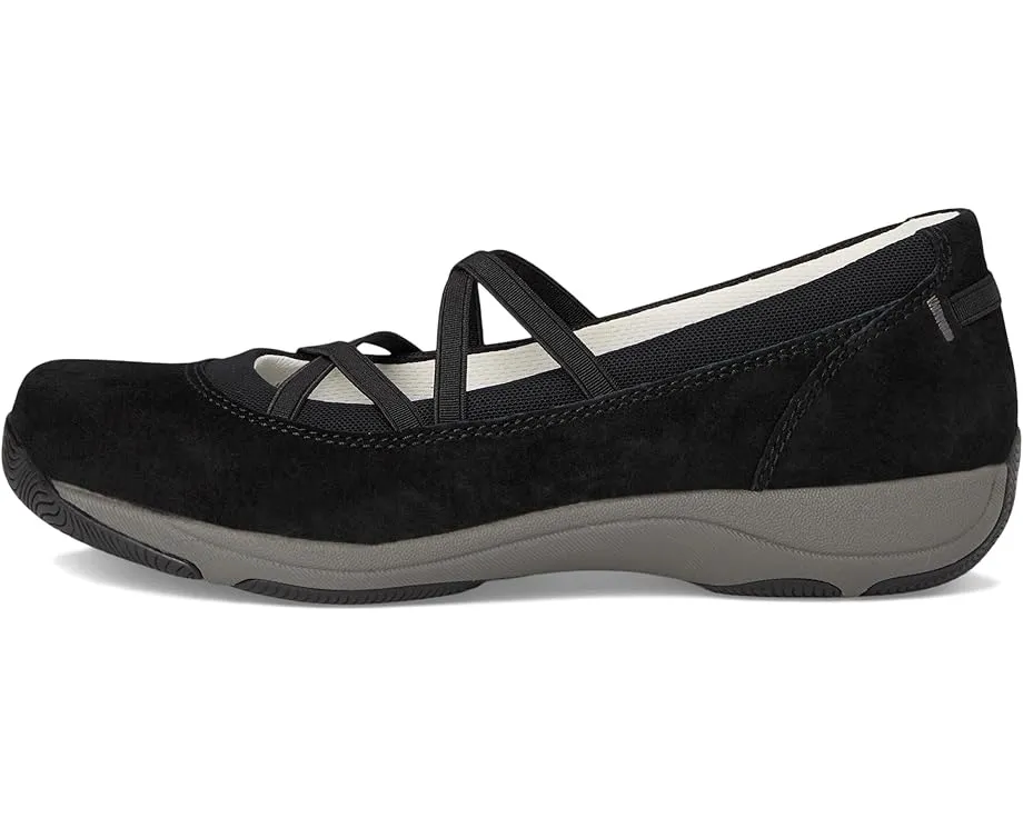 Мокасины Dansko Harper из замши с эластичными ремешками
