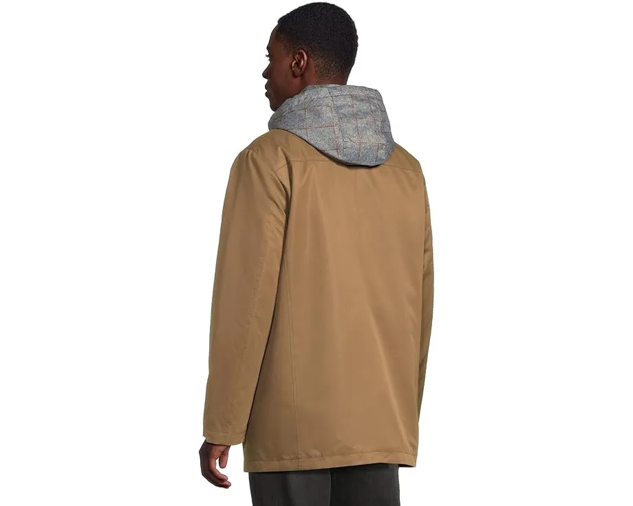 Johnston & Murphy дождевик Upton Water-Resistant с отстегивающейся подкладкой