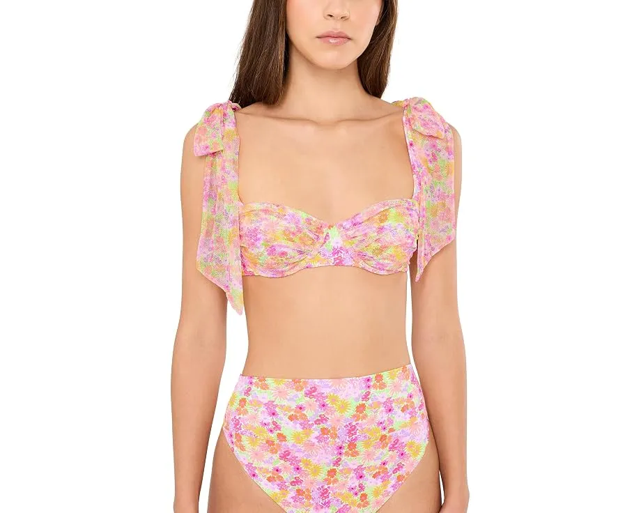 Купальник Beach Riot Drea Top с цветочным принтом