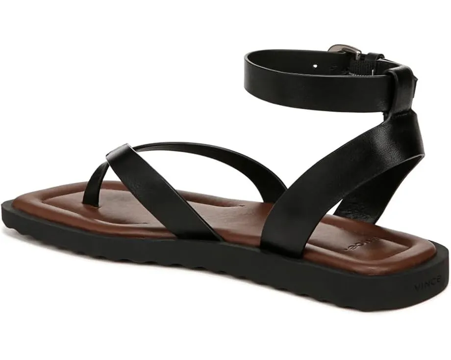 Сандалии Vince Samuela Ankle Strap с квадратным носком и регулируемой пряжкой