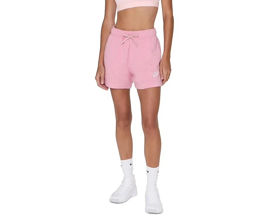 Nike Sportswear Club Fleece шорты с мид райзом и мягкой флисовой тканью