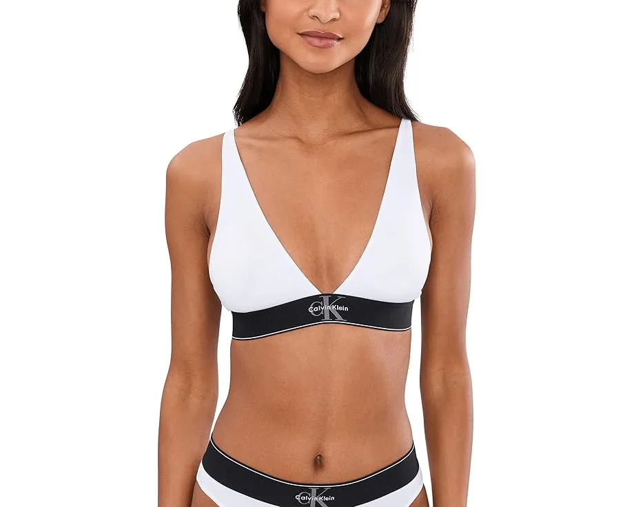 Graphic Lightly Lined Triangle Bralette