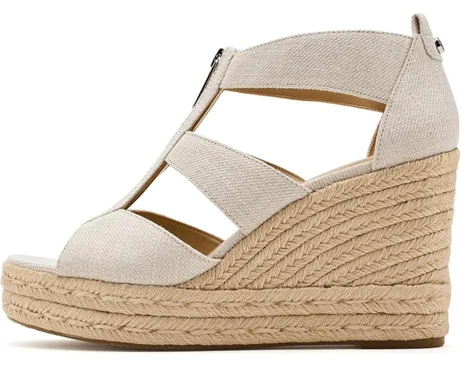 Сандалии Etta Wedge на танкетке с платформой из джута MICHAEL Michael Kors