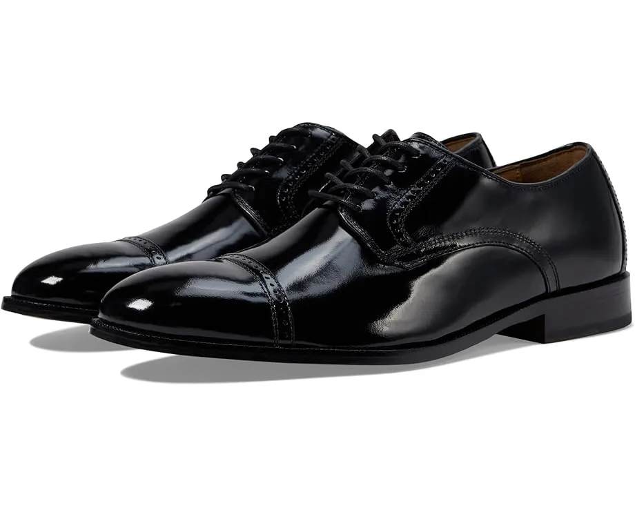 Оксфорды Johnston & Murphy Bradford Dress Cap Toe с броукингом и кожаной подошвой