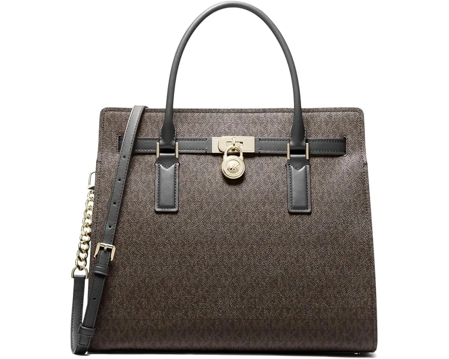 Большая сумка сатчел Hamilton Moderne из зерненой кожи MICHAEL Michael Kors