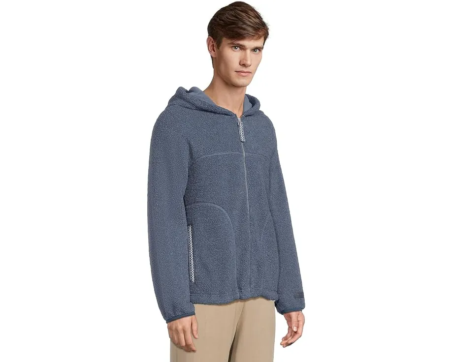 Толстовка UGG Uggbraid с молнией и капюшоном из плюша