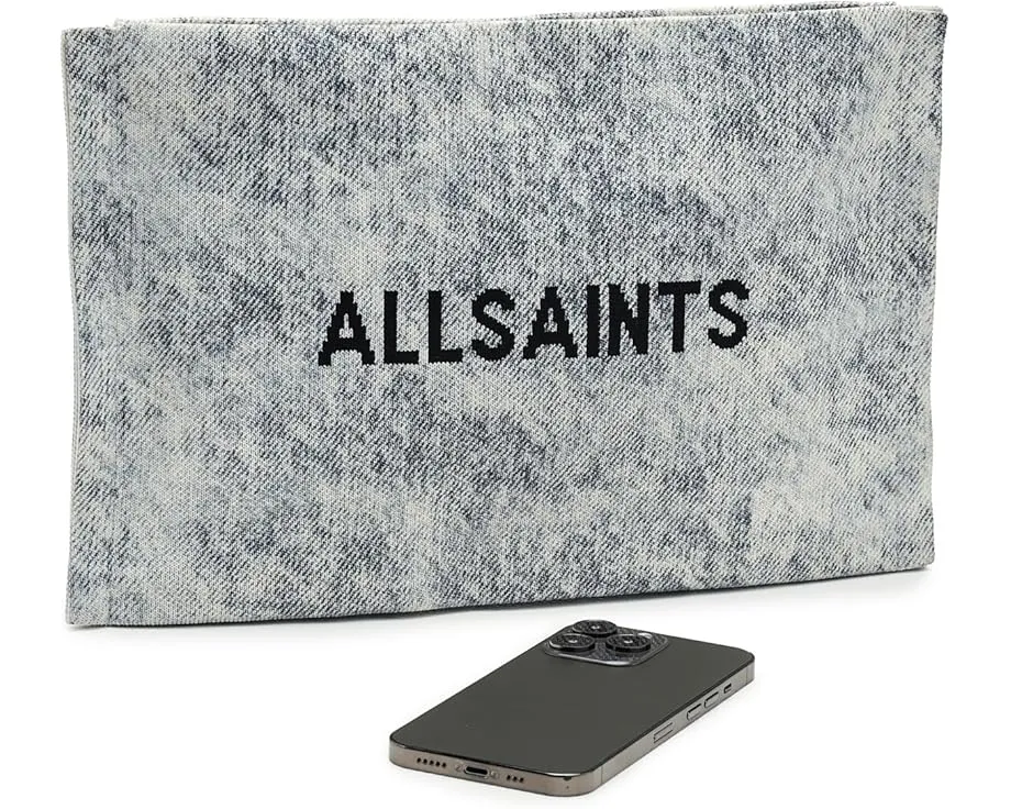 Джинсовый клатч Izzy из переработанного полиэстера AllSaints