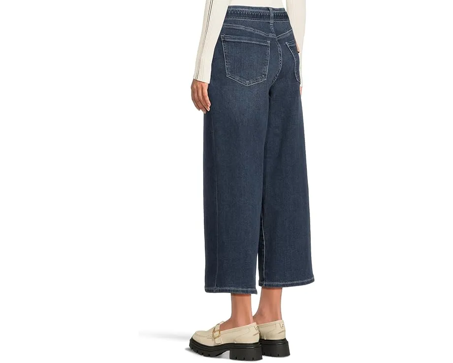 Джинсы Liverpool Los Angeles Mid-rise Belted Crop Wide Leg с ремнем