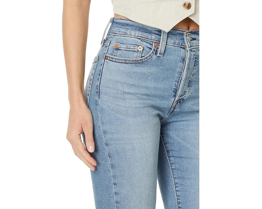 Джинсы прямого кроя Levi's® Wedgie Straight с завышенной талией и светлым оттенком