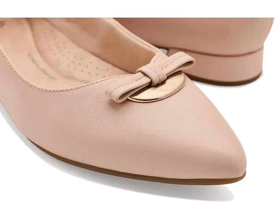 Туфли Natalyn Trim от Clarks из мягкой кожи с декоративным бантом