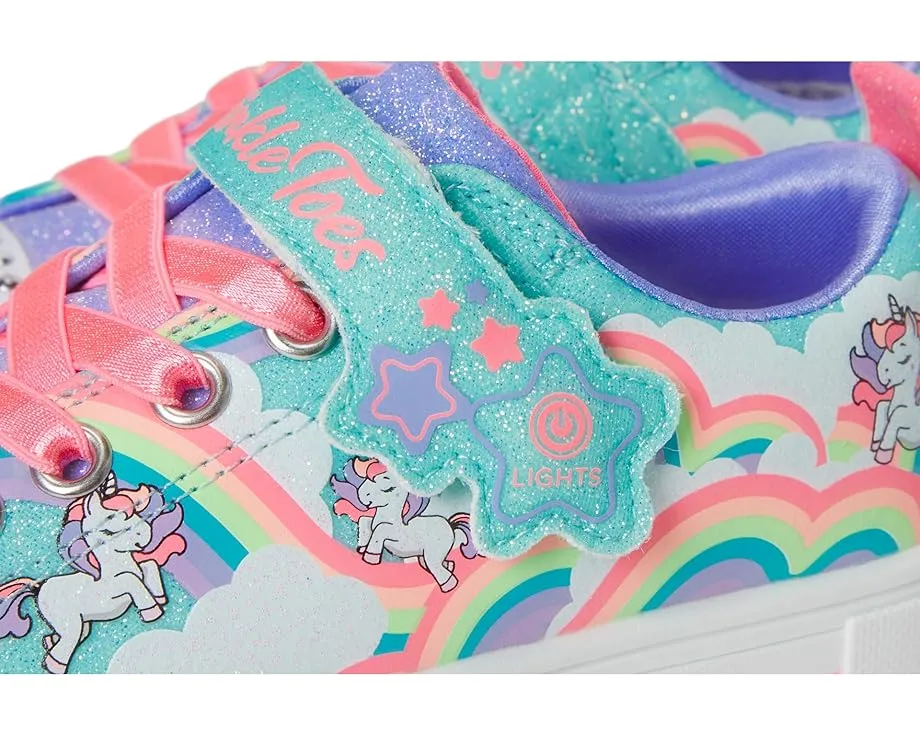 Детские кроссовки Skechers Twinkle Sparks Jumpin Clouds со светящимся носком