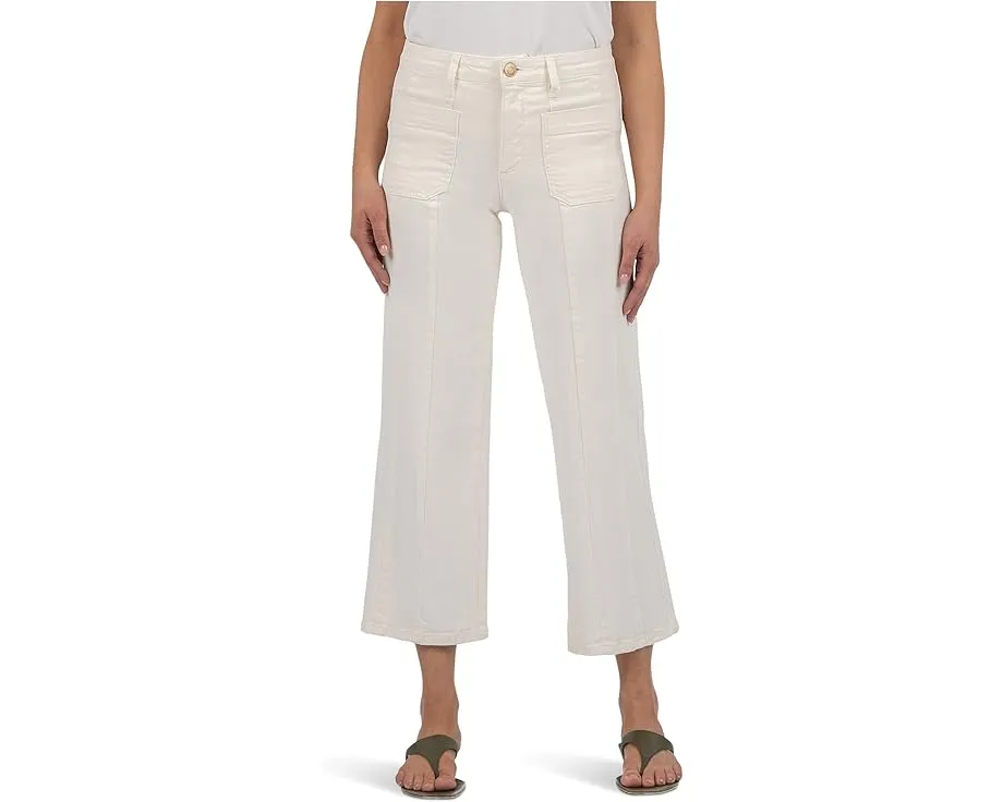 Джинсы KUT from the Kloth Charlotte с высокой посадкой и широкими штанинами в светлом оттенке