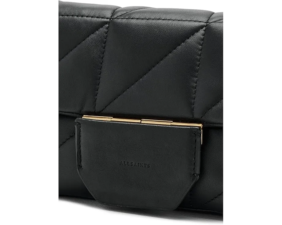 Компактный кроссбоди AllSaints Jupiter Quilt из стеганой кожи для вечера