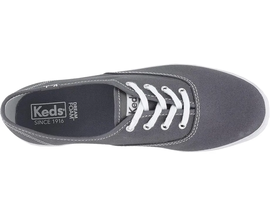 Keds Champion Canvas кроссовки на шнуровке с памятью формы и резиновой подошвой