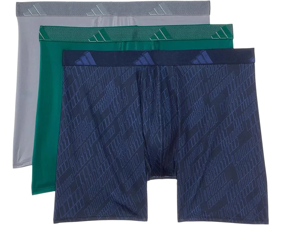 Adidas Трусы боксеры микрофибра Athletic Fit 3 штуки