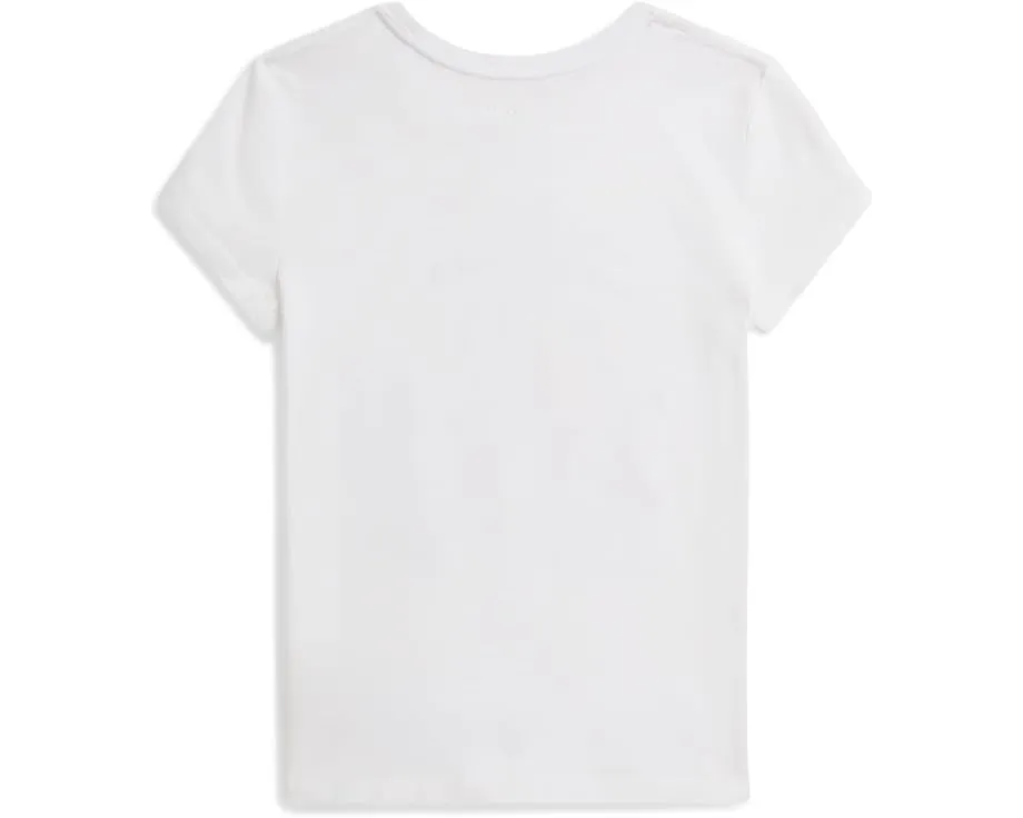 Polo Ralph Lauren футболка из хлопкового джерси с мишкой