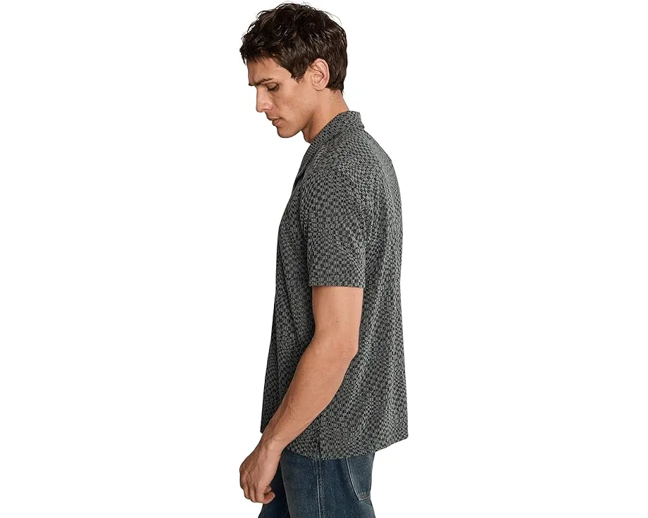 Рубашка John Varvatos Cillian с отложным воротником и короткими рукавами