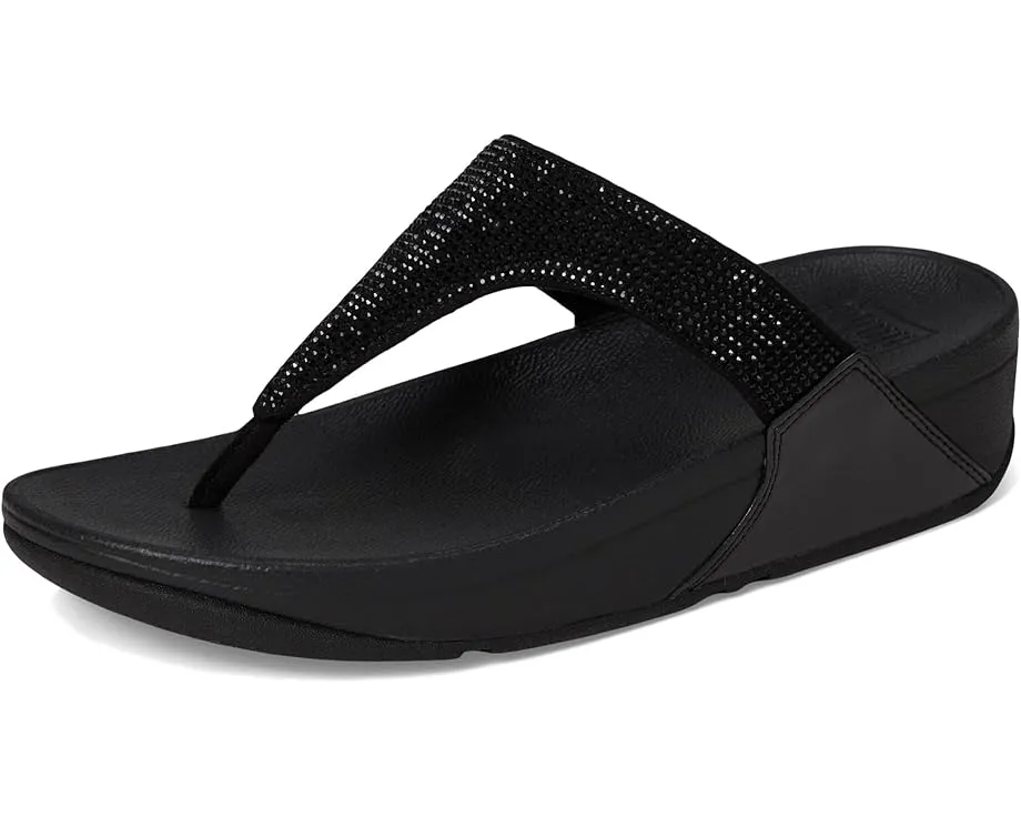 Сандалии FitFlop Lulu с кристаллами и анатомической стелькой MicroWOBBLEBOARD