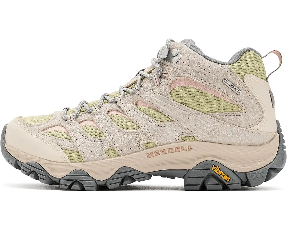Водонепроницаемые треккинговые ботинки Merrell Moab 3 Mid с мембраной и подошвой Vibram