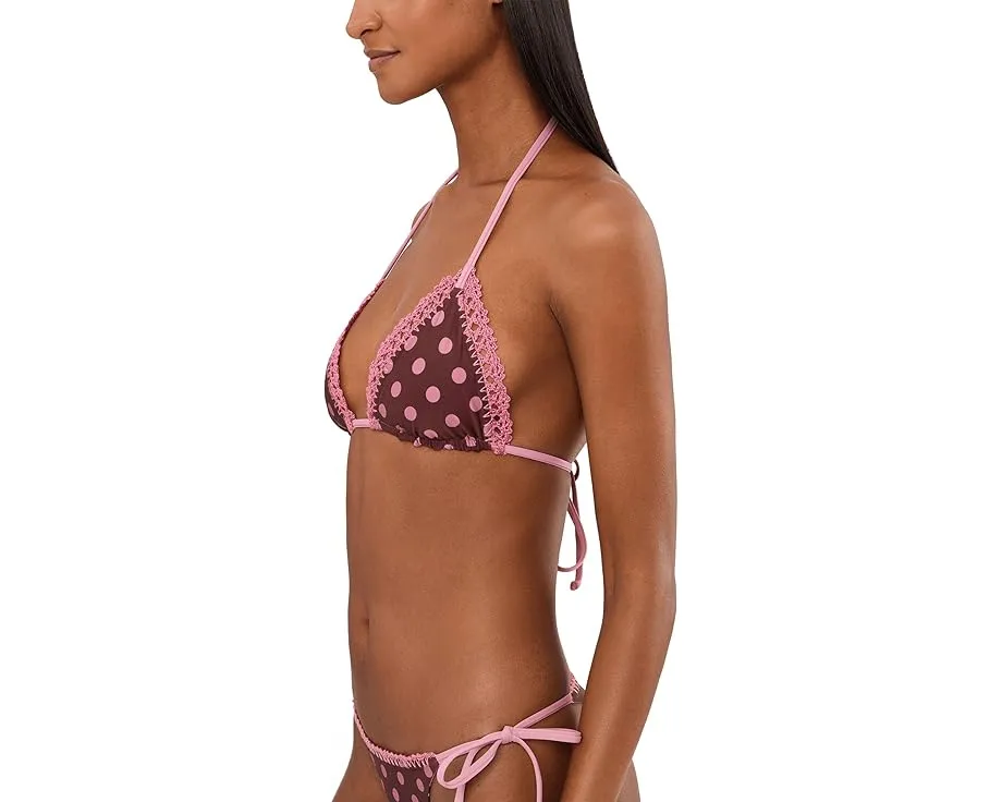 Бикини L*Space Samba Top с оборкой и кружевной отделкой