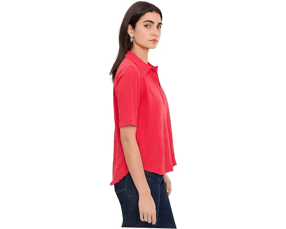 Поло Mod-o-doc с коротким рукавом и отложным воротником на пуговицах