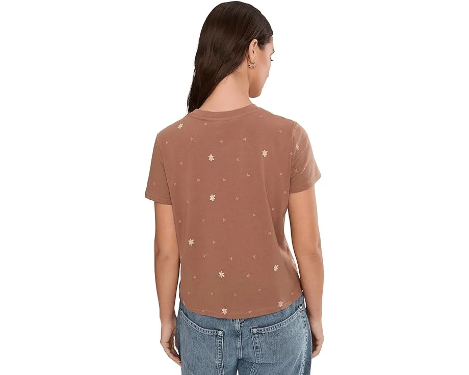 Футболка Re-Form Embroidered Crew с вышивкой из переработанного хлопка и полиэстера Toad&Co