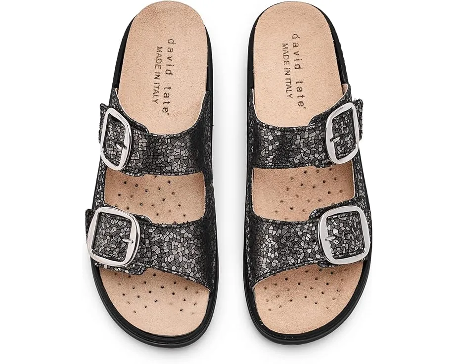 Сандалии Mosaic на платформе с регулируемыми застежками и съемной стелькой David Tate