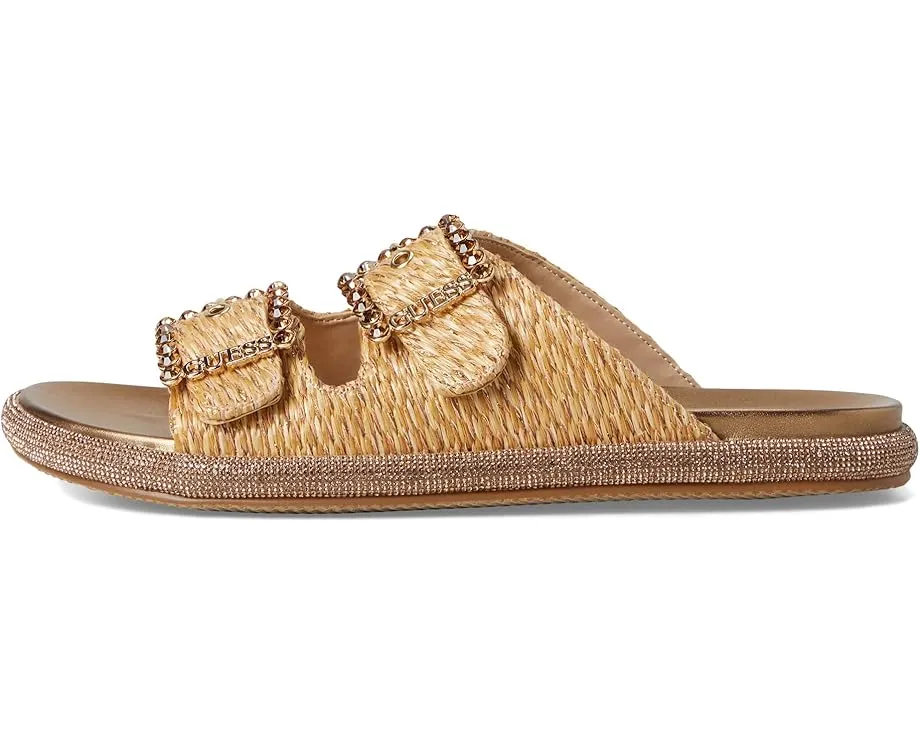 Сандалии GUESS Funzy с пайетками и стразами