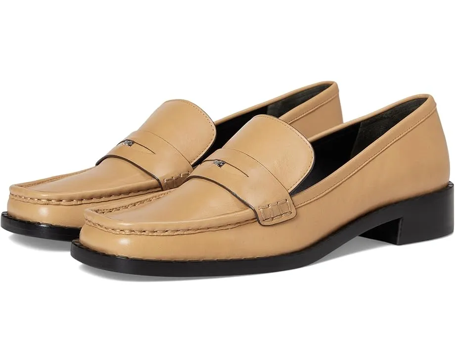 Лоферы Tory Burch с квадратным носком на каблуке 25 мм