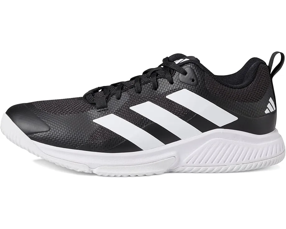 Кроссовки Adidas Court Team Bounce 2.0 с текстильным верхом и фирменными полосками