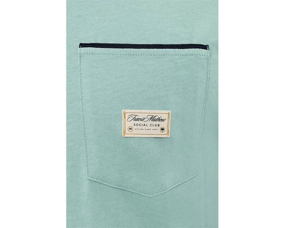 Футболка Social Club от TravisMathew с накладным карманом из мягкого хлопка