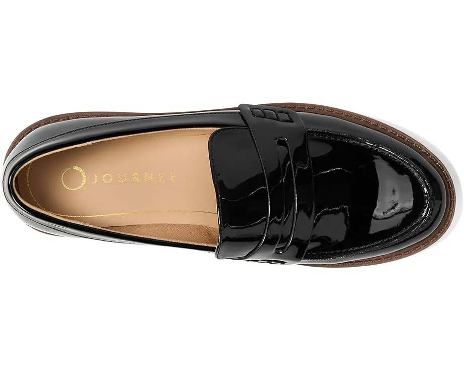 Туфли-лодочки Journee Collection Kenly на каблуке с крокодиловым принтом