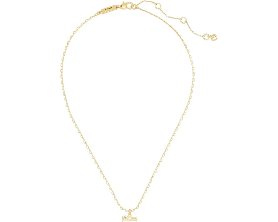 Мини-кулон со знаком зодиака Весы от Kate Spade New York