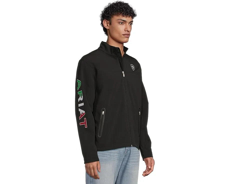 Ariat куртка New Team Softshell Mexico с флисовой подкладкой