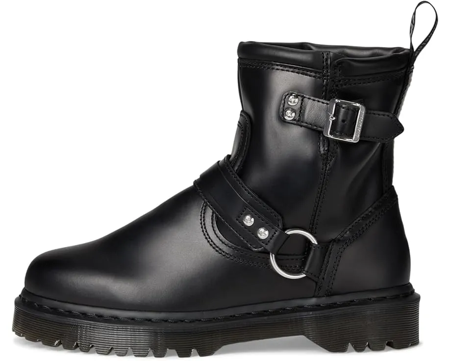 Ботинки Dr. Martens Anistone Harness в байкерском стиле