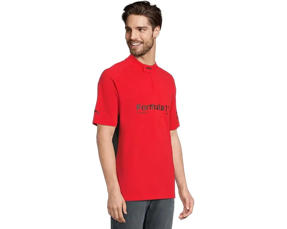 PUMA Поло Formula 1 Polo 75 Years из переработанных материалов с воротником