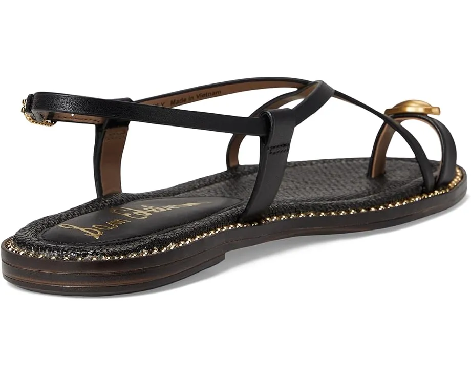 Сандалии Sam Edelman Tenly с ремешками и кольцом на палец на низком каблуке