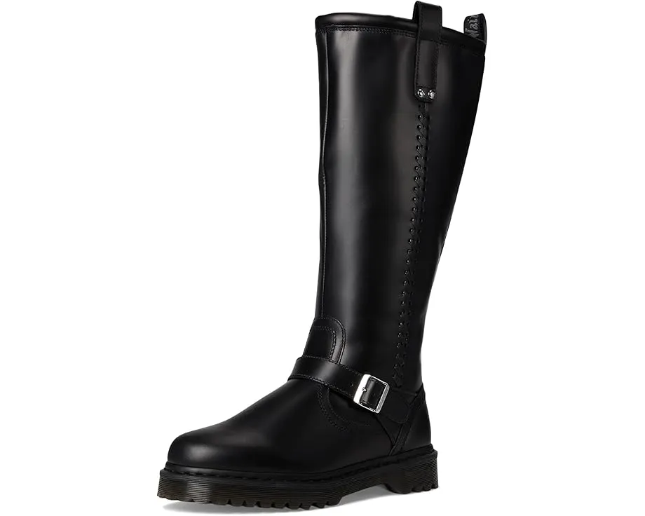 Высокие ботинки Dr. Martens Anistone до колена из состаренной кожи