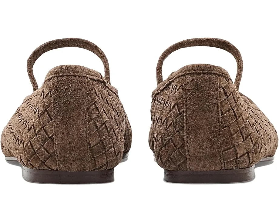 Туфли Madewell Greta Elastic Mary Jane из тисненой замши